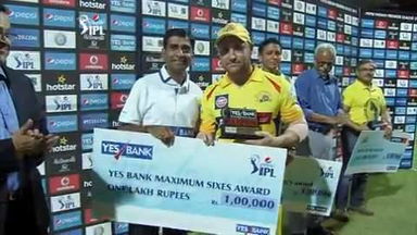 M4: CSK vs SRH – Yes Bank Maximum Sixes