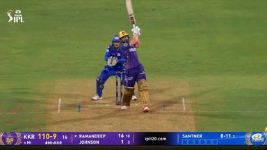 IPL 2025 M12: MI vs KKR - Ramandeep Singh Six