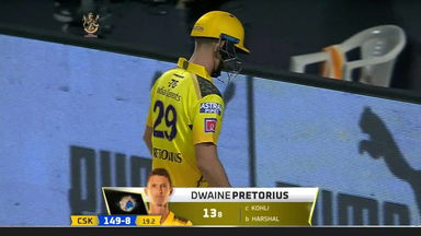 M49: RCB vs CSK – Dwaine Pretorius Wicket