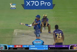 6, 6: Dhawan attacks Narine
