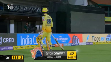 M06: CSK vs LSG – Devon Conway Wicket