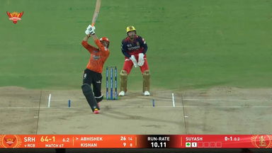 IPL 2026 M67: SRH vs RCB - Abhishek Sharma Six
