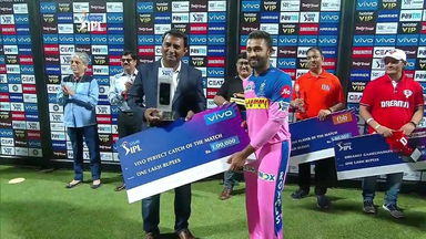 M27: MI vs RR – VIVO Perfect Catch of the Match – Shreyas Gopal