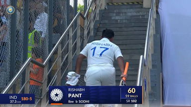 IND vs NZ 2024, 3rd Test: Rishabh Pant Wicket