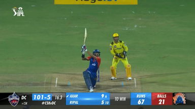 M55: CSK vs DC – Axar Patel Six