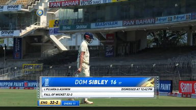 IND vs ENG 2021, 1st Test, Day 4: Dom Sibley Wicket