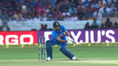 Rohit scoops, Virat admires