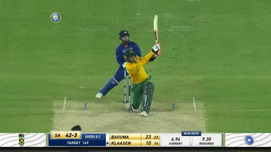 IND vs SA 2022, 2ND T20I: Heinrich Klaasen Six