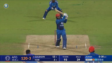 IND vs AFG 2024, 3RD T20I: Gulbadin Naib Six