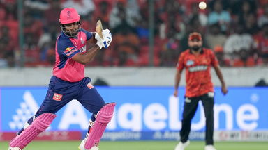 1st over attack: Samson goes 6,4,4