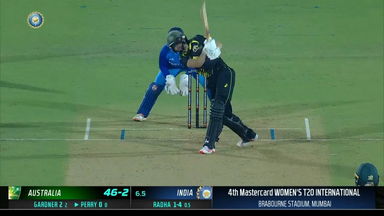 IND-W vs AUS-W 2022, 4TH T20I: Ellyse Perry Six