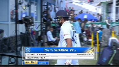 IND vs SL 2022, 1st Test, Day 1: Rohit Sharma Wicket