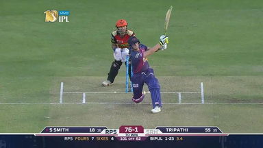 M24: RPS vs SRH   – Steve Smith Six