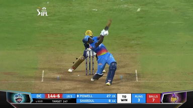 M41: DC vs KKR – Rovman Powell Six