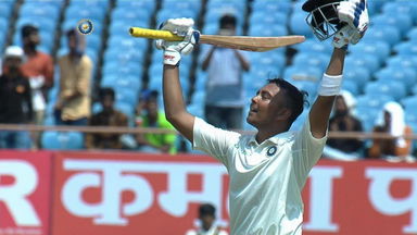 Debutant Prithvi’s flawless century
