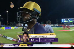 M39: KKR vs RCB – Kuldeep Yadav Wicket