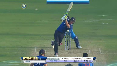 IND vs ENG 2017, 3rd ODI : Ben Stokes Six
