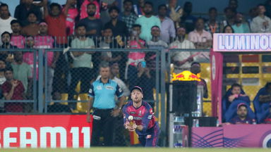 Fantastic grab: Buttler pulls off brilliant diving catch to send back Prabhsimran
