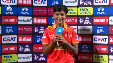Interview: Match 3, Gujarat Giants vs UP Warriorz, WPL 2025: Priya Mishra Interview