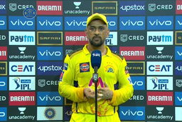 M47: RR vs CSK  – MS Dhoni Interview