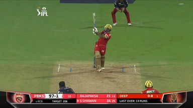 M03: PBKS vs RCB – Shikhar Dhawan Six