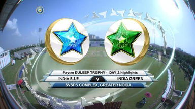 Duleep Trophy 2016-17: Ind Blue vs Ind Green - Day 2 Highlights