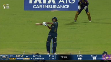 IPL 2026 M60: KKR vs GT - Sai Sudharsan Six