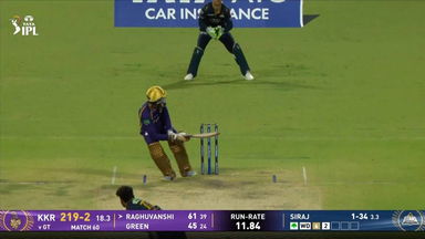 IPL 2026 M60: KKR vs GT - Angkrish Raghuvanshi Six