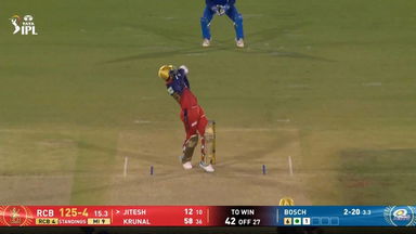 IPL 2026 M54: RCB vs MI - Jitesh Sharma Six