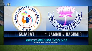 Ranji Trophy  2022/23, GUJARAT vs J & K Day 3: Match Highlights