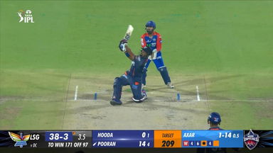 M64: DC vs LSG – Nicholas Pooran Six