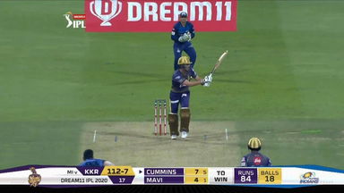 M05: KKR vs MI – Pat Cummins Six
