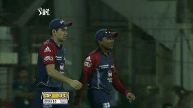Qualifier 2: CSK vs DD – Vijay's 1st Six