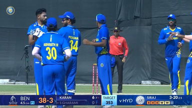 Vijay Hazare Trophy 2025-26, Bengal vs Hyderabad: Match Highlights