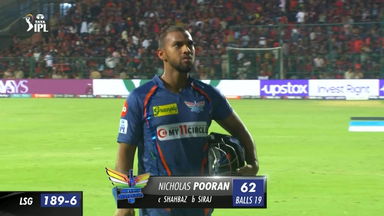 M15: RCB vs LSG – Nicholas Pooran Wicket