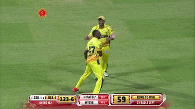 M20: RCB vs CSK – Harshal Patel Wicket