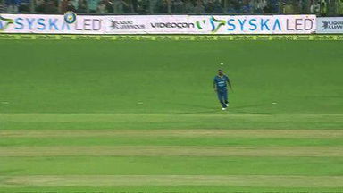 1ST T20I: IND vs SL – Ajinkya Rahane Wicket