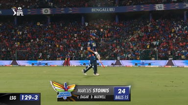 M15: RCB vs LSG – Marcus Stoinis Wicket