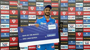 M19: RCB vs DC – Man of the Match – Axar Patel
