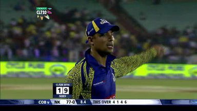 M3: COB vs NK –  Kane Williamson Six