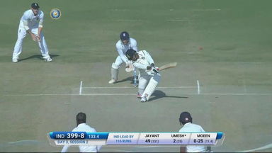 IND vs ENG 2016 - 3rd Test, day 3 : Umesh Yadav six