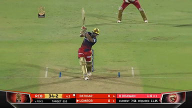 M60: RCB vs PBKS – Mahipal Lomror Six
