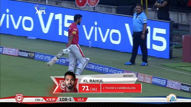 M55: KXIP vs CSK – KL Rahul Wicket