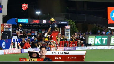 M03: PBKS vs RCB – Anuj Rawat Wicket