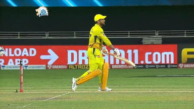 Mahi launches a missile shot