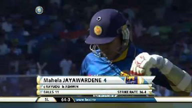 2ND ODI: IND vs SL – Mahela Jayawardene Wicket