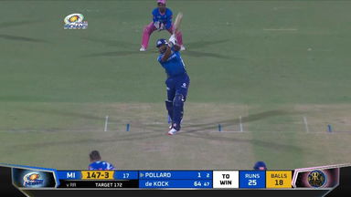 M24: MI vs RR – Kieron Pollard Six