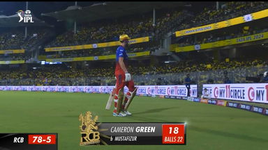 M01: CSK vs RCB – Cameron Green Wicket