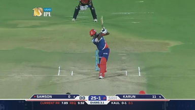 M21: SRH vs DD – Sanju Samson Six