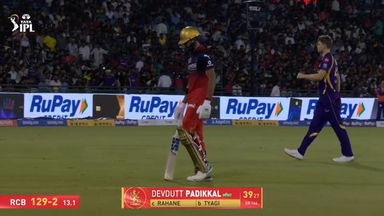 IPL 2026 M57: RCB vs KKR - Devdutt Padikkal Wicket